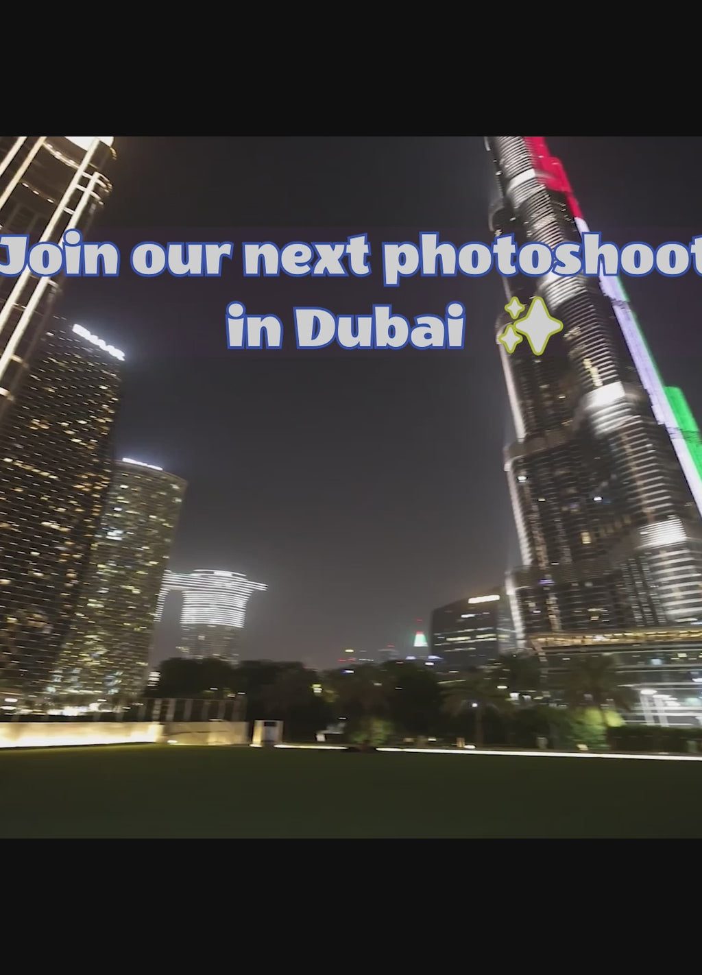 Dubai Downtown Photoshoot
